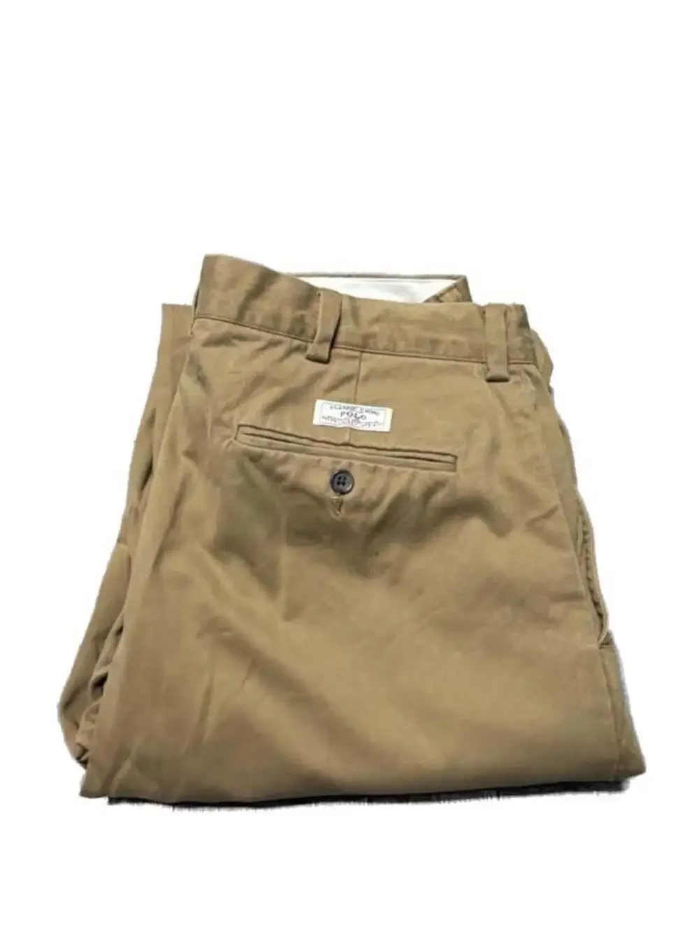 Polo Ralph Lauren Vintage Cotton Chino Pants Khaki 34x30